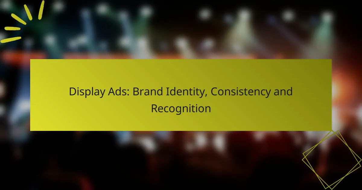Display Ads: Brand Identity, Consistency and Recognition