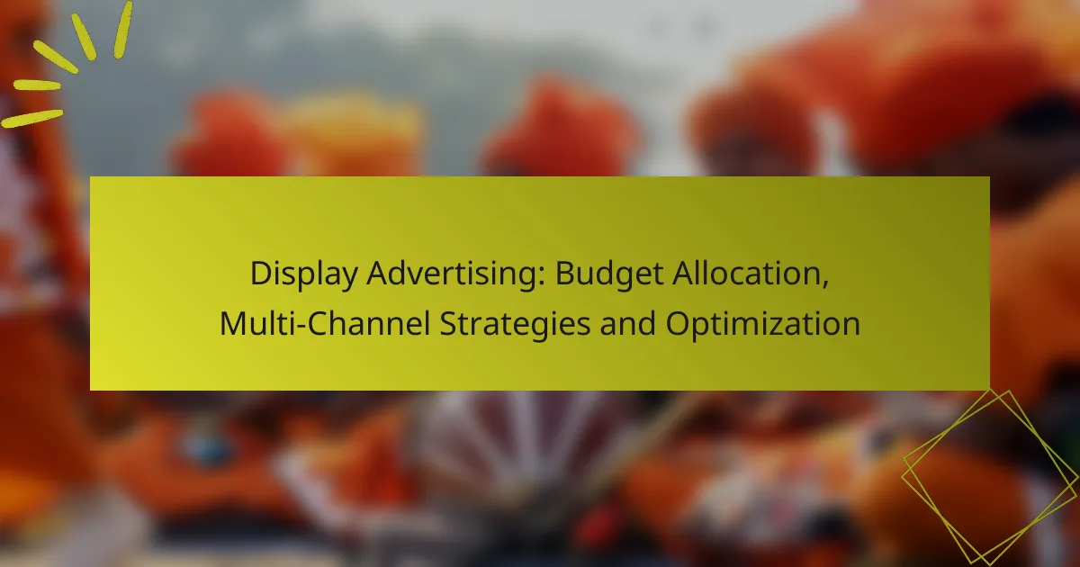 Display Advertising: Budget Allocation, Multi-Channel Strategies and Optimization